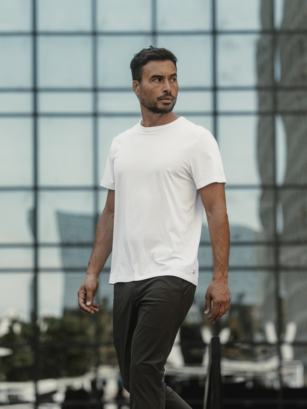 AO Forever Tee  | White Classic-Fit PYCA Pro®