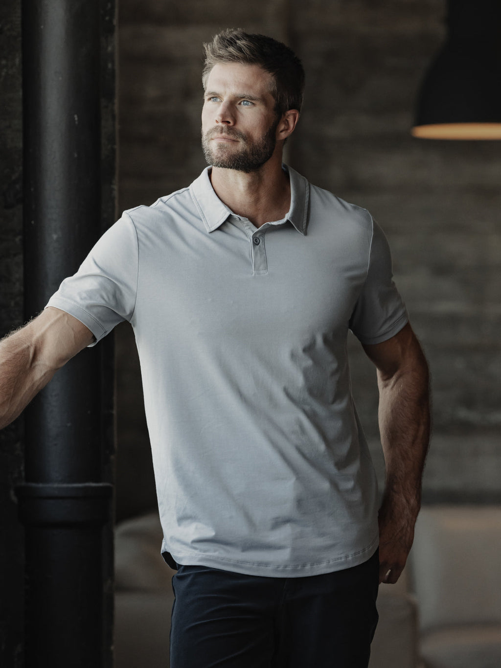 AO Polo | Cashmere Grey Signature-fit PYCA Pro®
