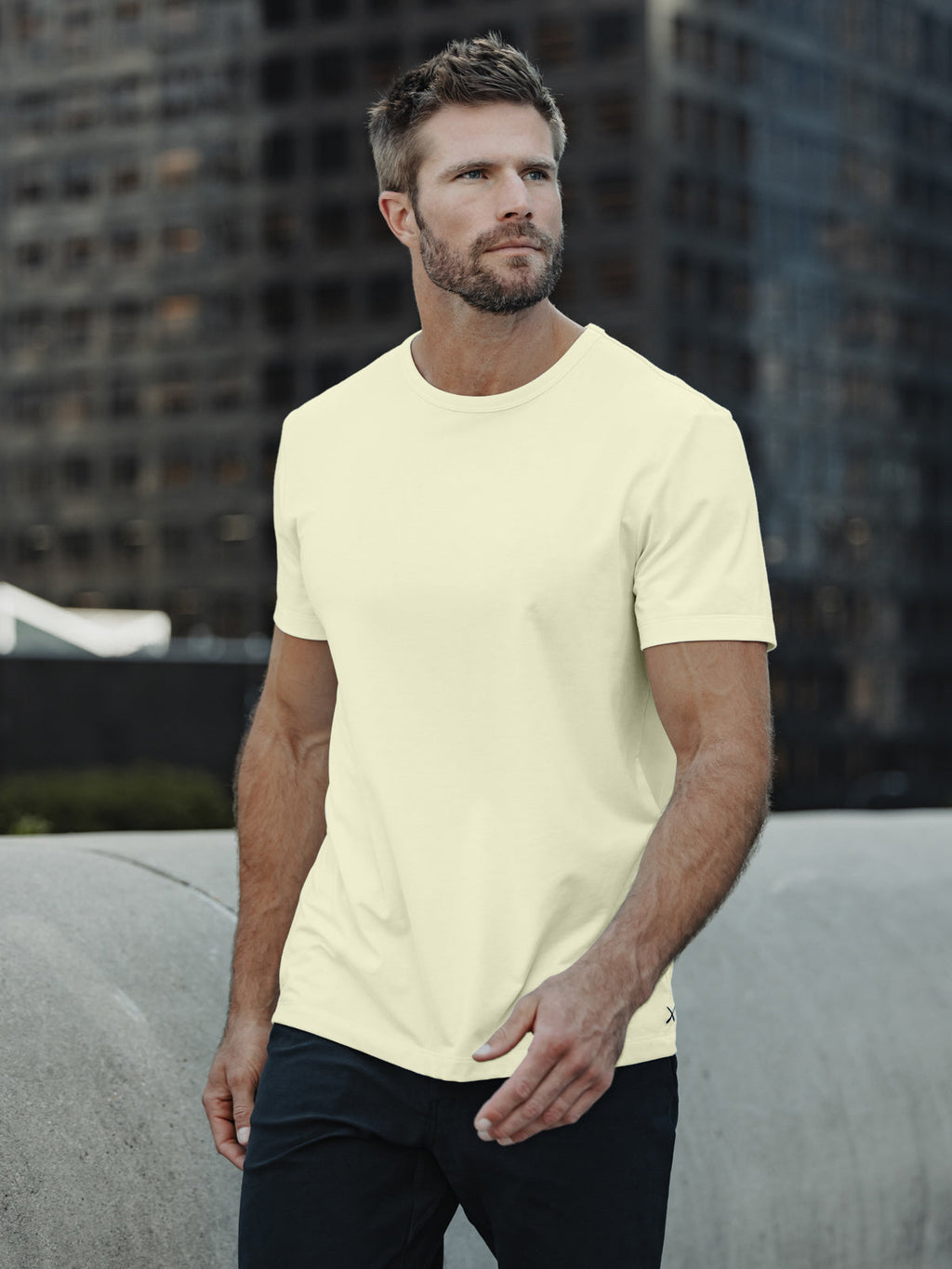AO Forever Tee | Oyster White Classic-Fit PYCA Pro®