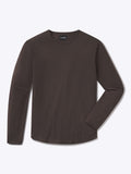 AO Long Sleeve Curve-Hem Tee | Truffle Signature-Fit PYCA Pro®
