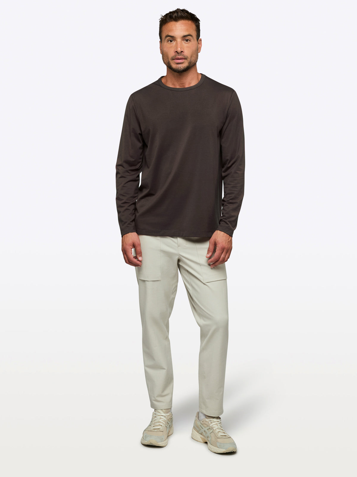 AO Forever Long Sleeve Tee | Truffle Classic-Fit PYCA Pro®