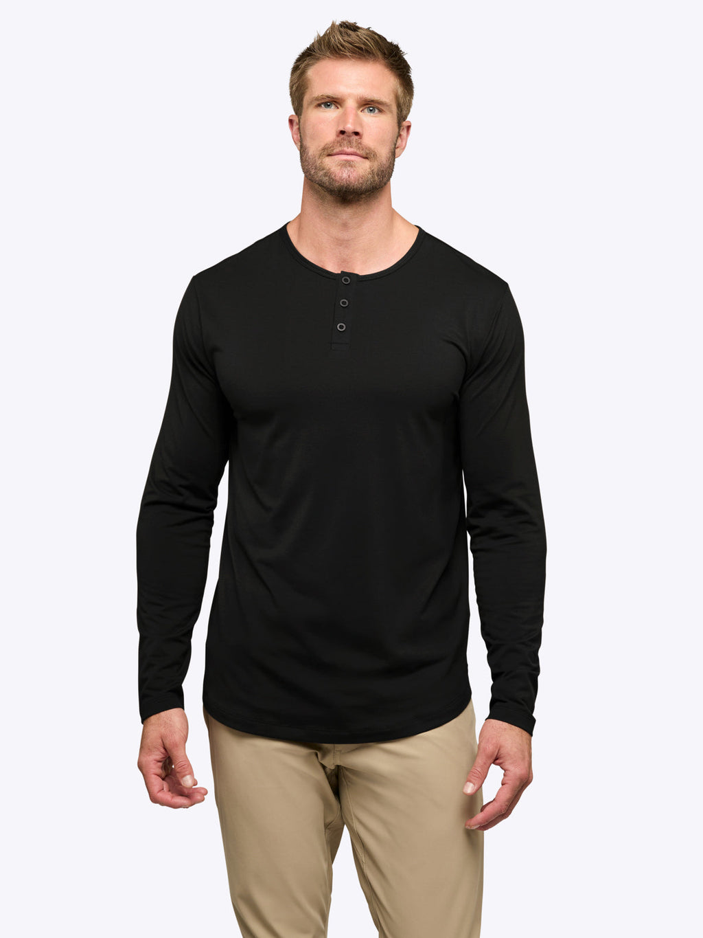 AO Long Sleeve Henley 5-Pack