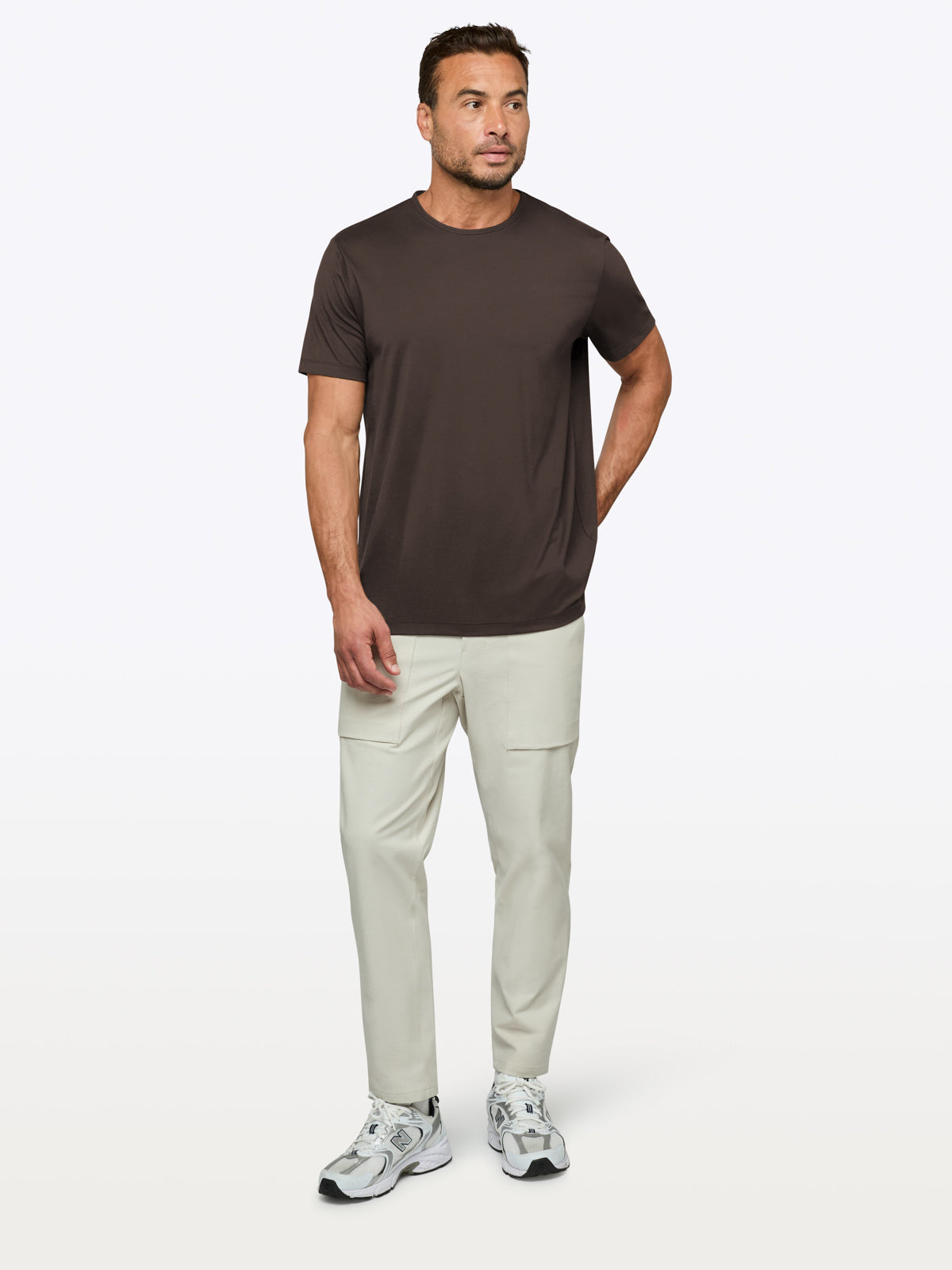 AO Split-Hem Tee | Truffle Signature-Fit PYCA Pro®