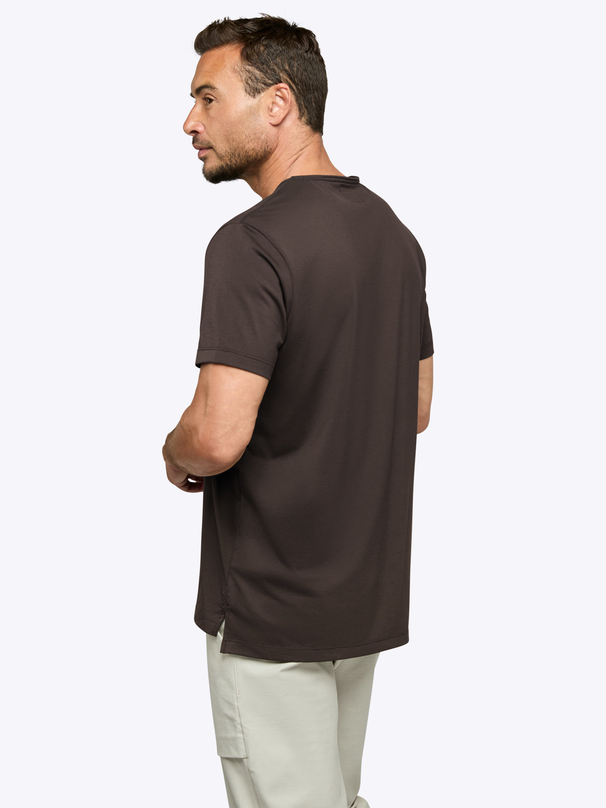 AO Split-Hem Tee | Truffle Signature-Fit PYCA Pro®