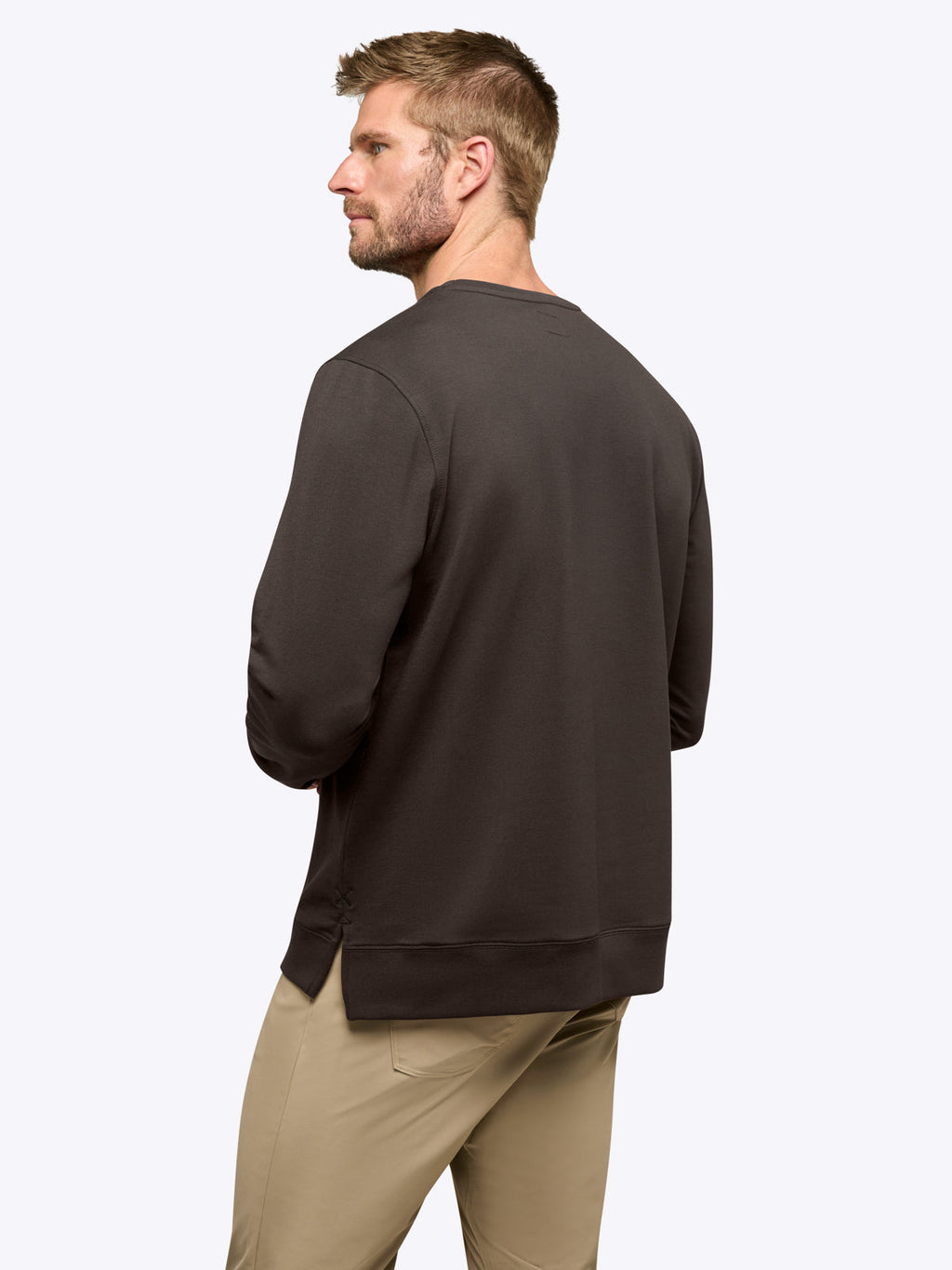 Hyperloop Pullover Split-Hem | Truffle Signature-Fit