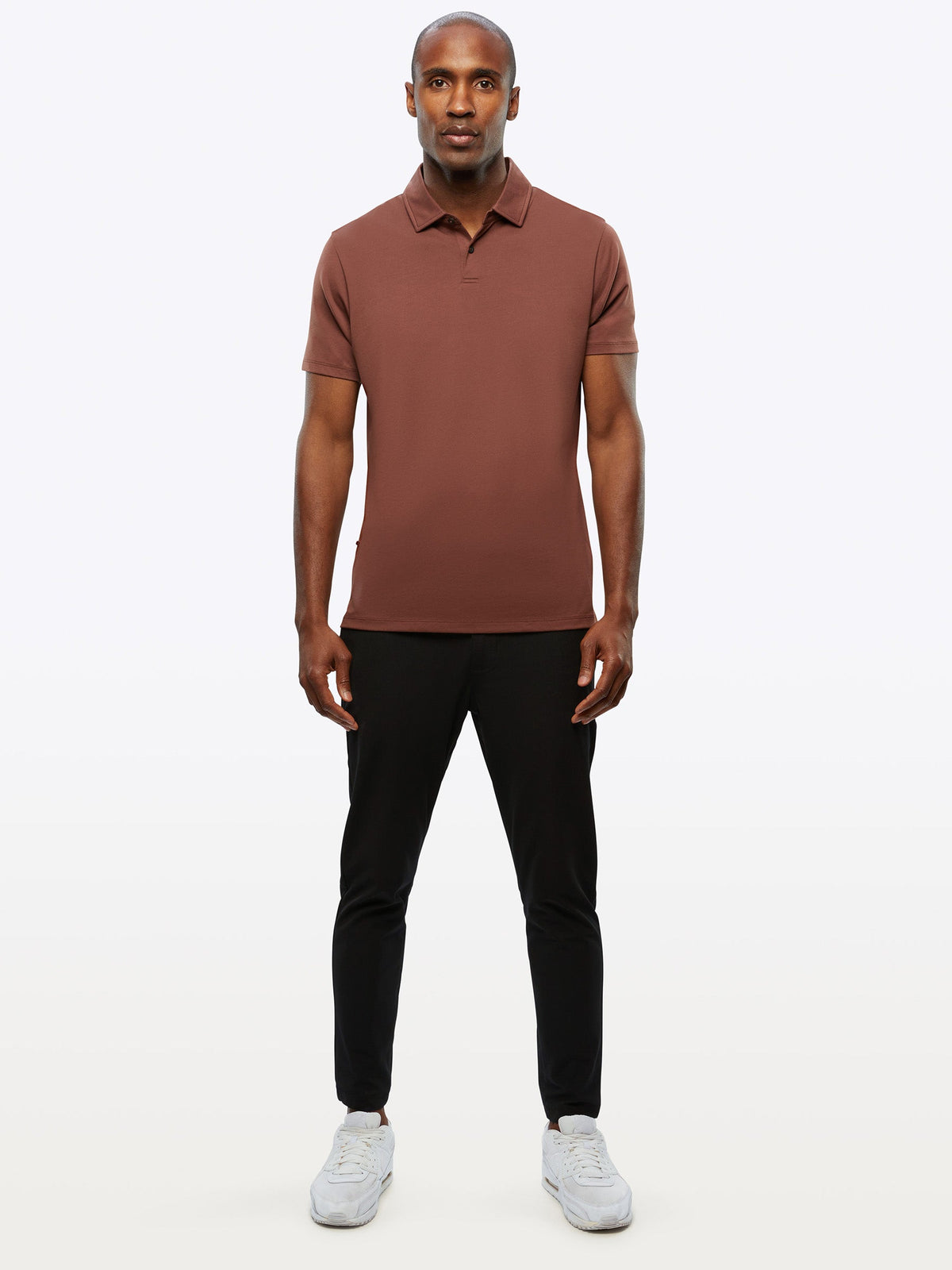 COZ Polo Split-Hem | Umber Signature-fit