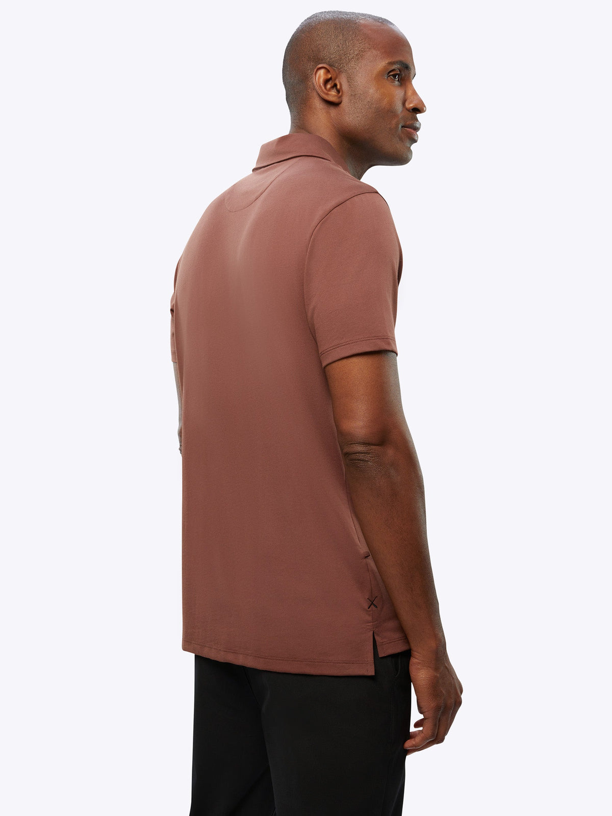 COZ Polo Split-Hem | Umber Signature-fit