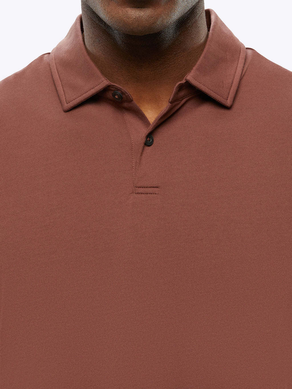 COZ Polo Split-Hem | Umber Signature-fit