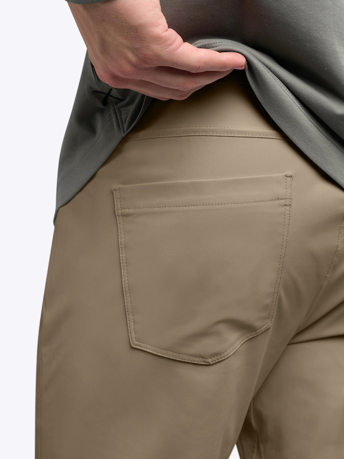AO 5 Pocket Pant | Sepia Tint Slim-fit Versaknit®