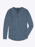 AO Long Sleeve Henley Curve-Hem | Vintage Signature-fit PYCA Pro®