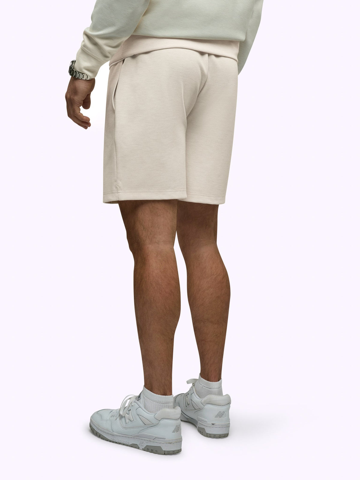 Uptown Pique Pintuck Shorts | Wheat Classic-Fit