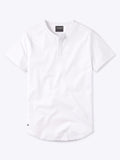 AO Henley Curve-Hem | White Signature-fit PYCA Pro®
