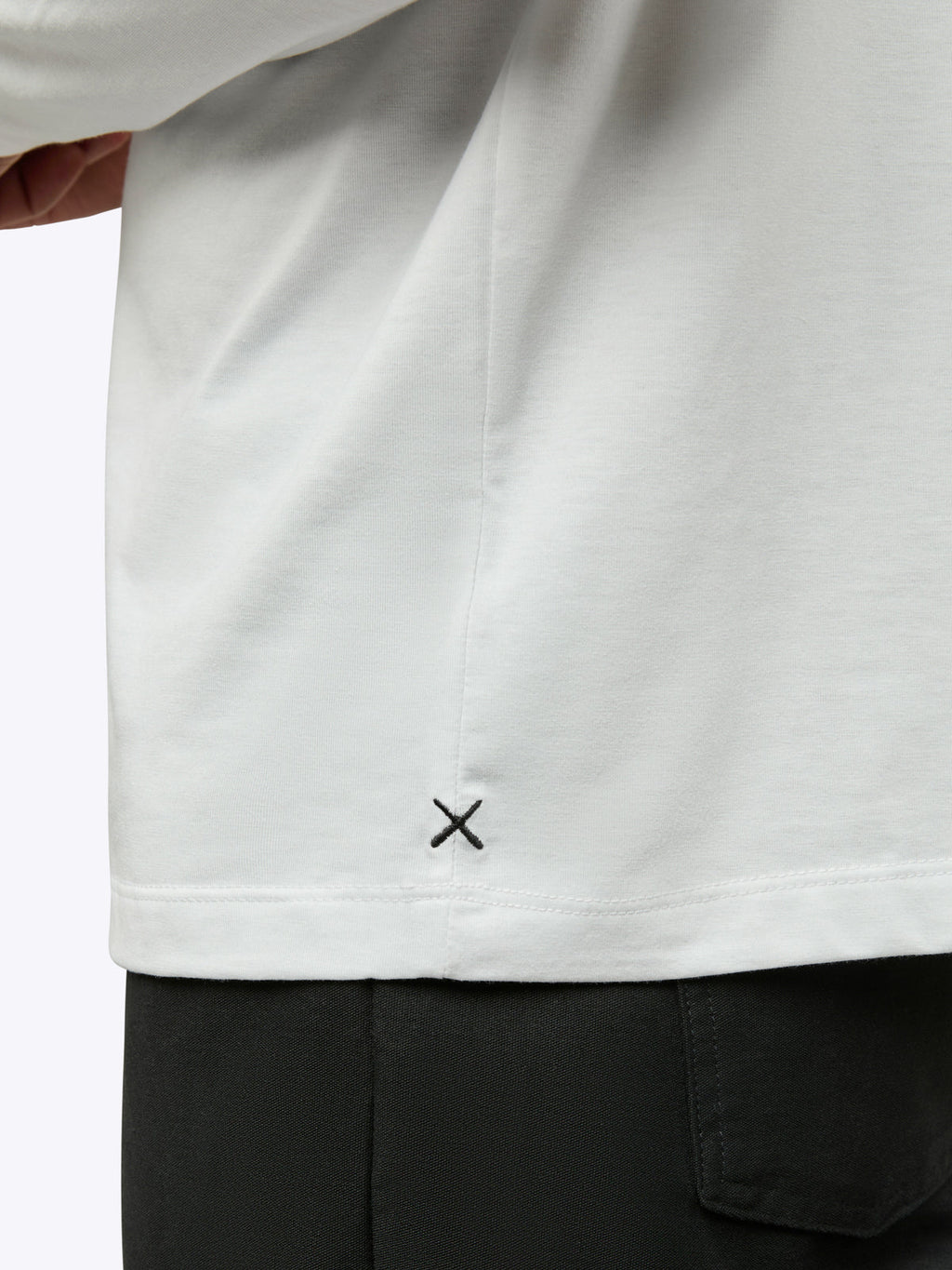 AO Forever Long Sleeve Tee | White Classic-Fit PYCA Pro®