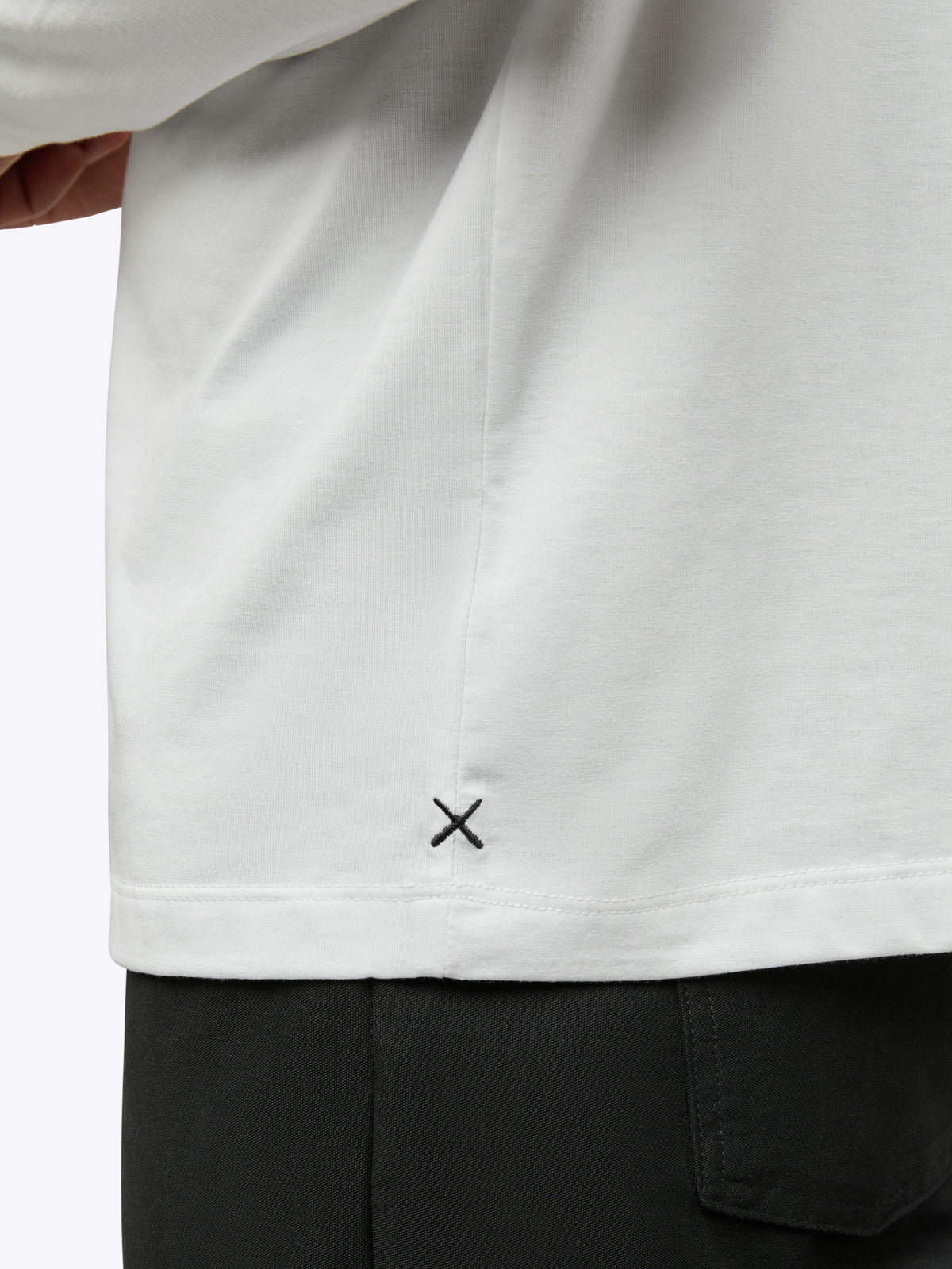 AO Forever Long Sleeve Tee | White Classic-Fit PYCA Pro®