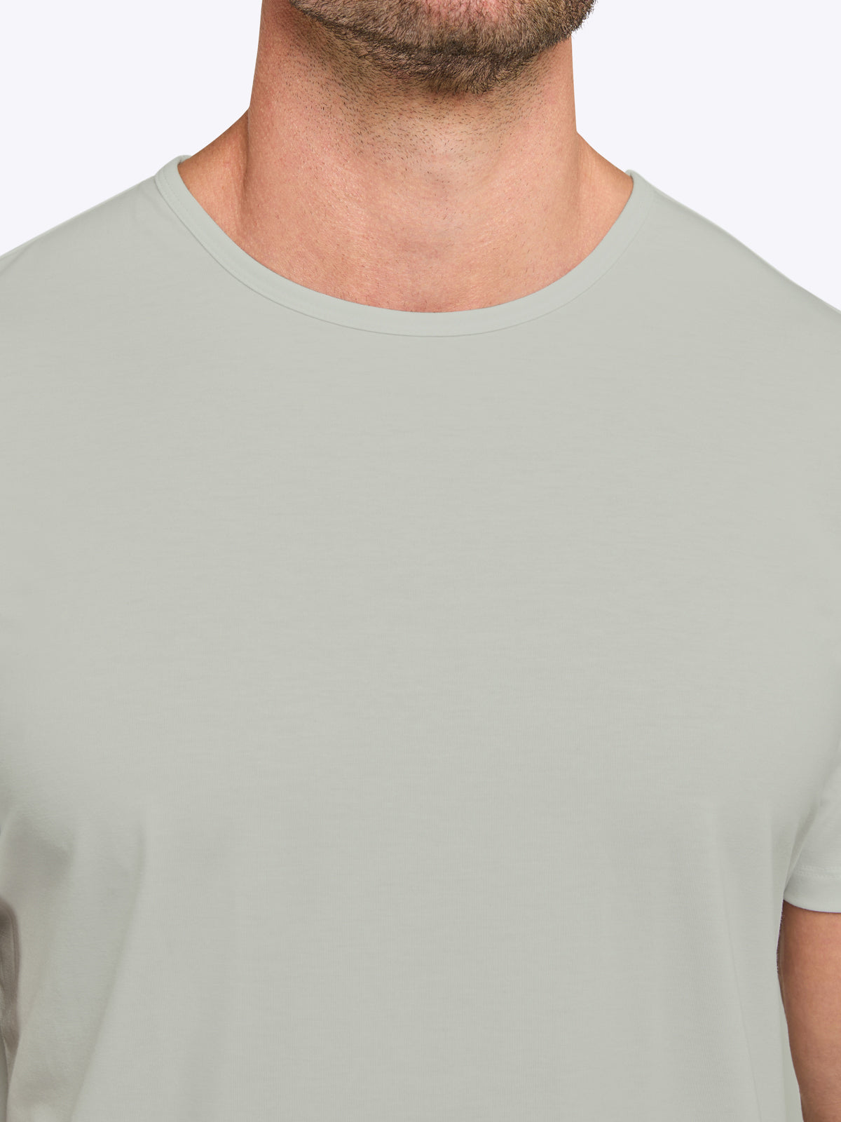 AO Curve-Hem Tee | Morning Dove Signature-Fit PYCA Pro®