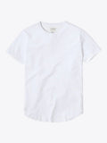 Featherlight Pima Tee | White Signature-fit