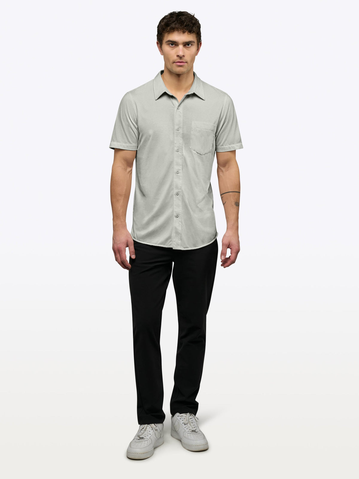 AO Button Up | Morning Dove Signature-Fit PYCA Pro®