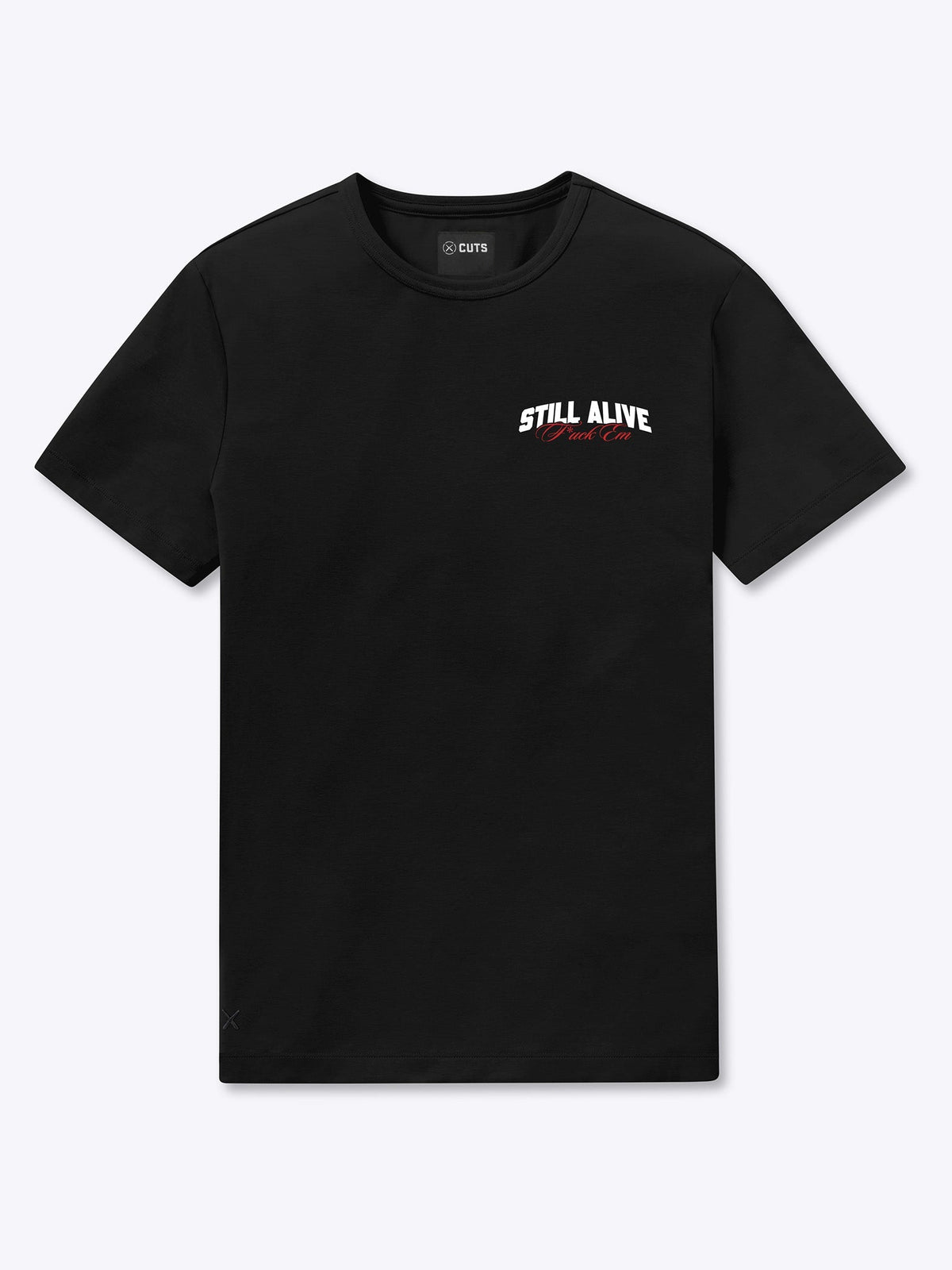 JD x Cuts Tee | Black Classic-Fit PYCA Pro®