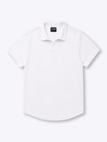 SoHo Ribbed Polo | White Signature-Fit