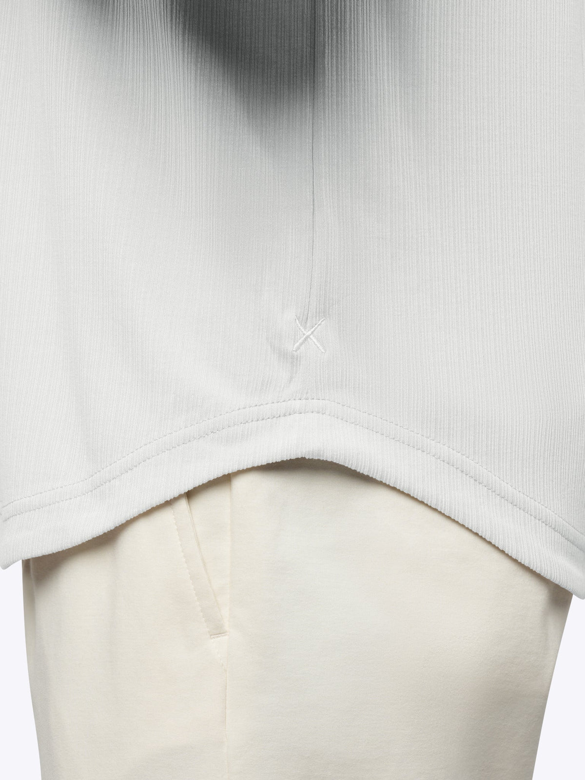 SoHo Ribbed Polo | White Signature-Fit