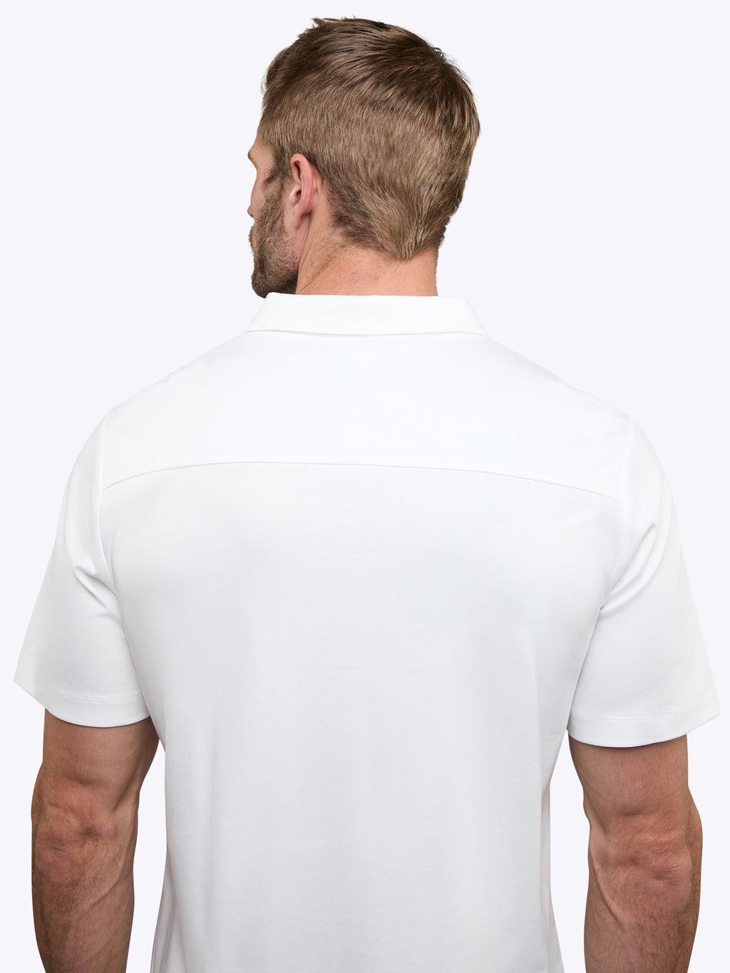 SoHo Interlock Polo | White Classic-Fit