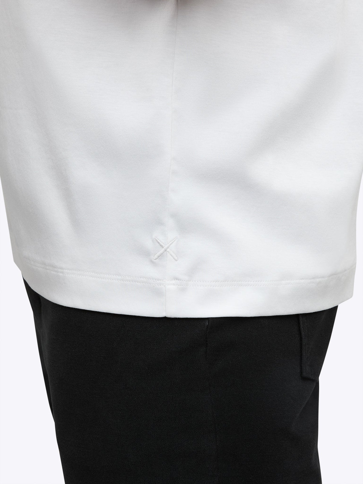 SoHo Interlock Polo | White Classic-Fit
