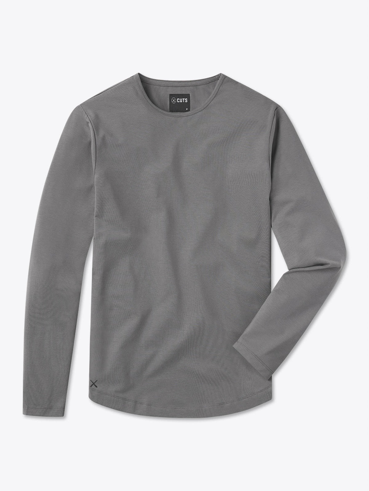 AO Long Sleeve Curve-Hem Tee | Wolf Signature-fit PYCA Pro®