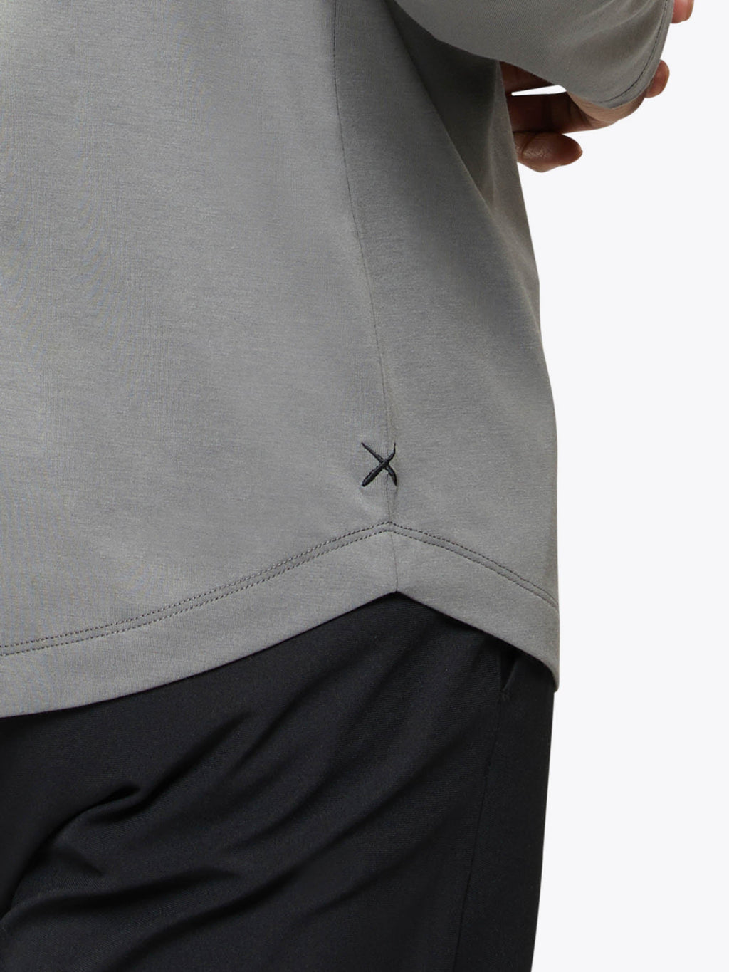 AO Long Sleeve Curve-Hem Tee | Wolf Signature-fit PYCA Pro®
