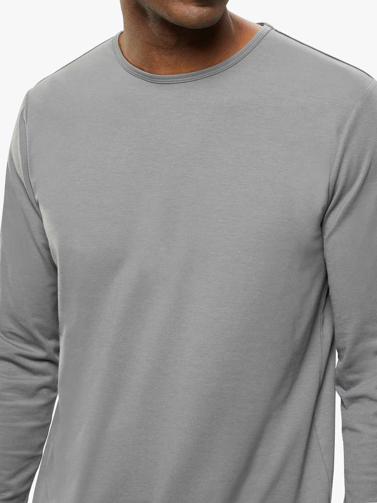 AO Long Sleeve Curve-Hem Tee | Wolf Signature-fit PYCA Pro®