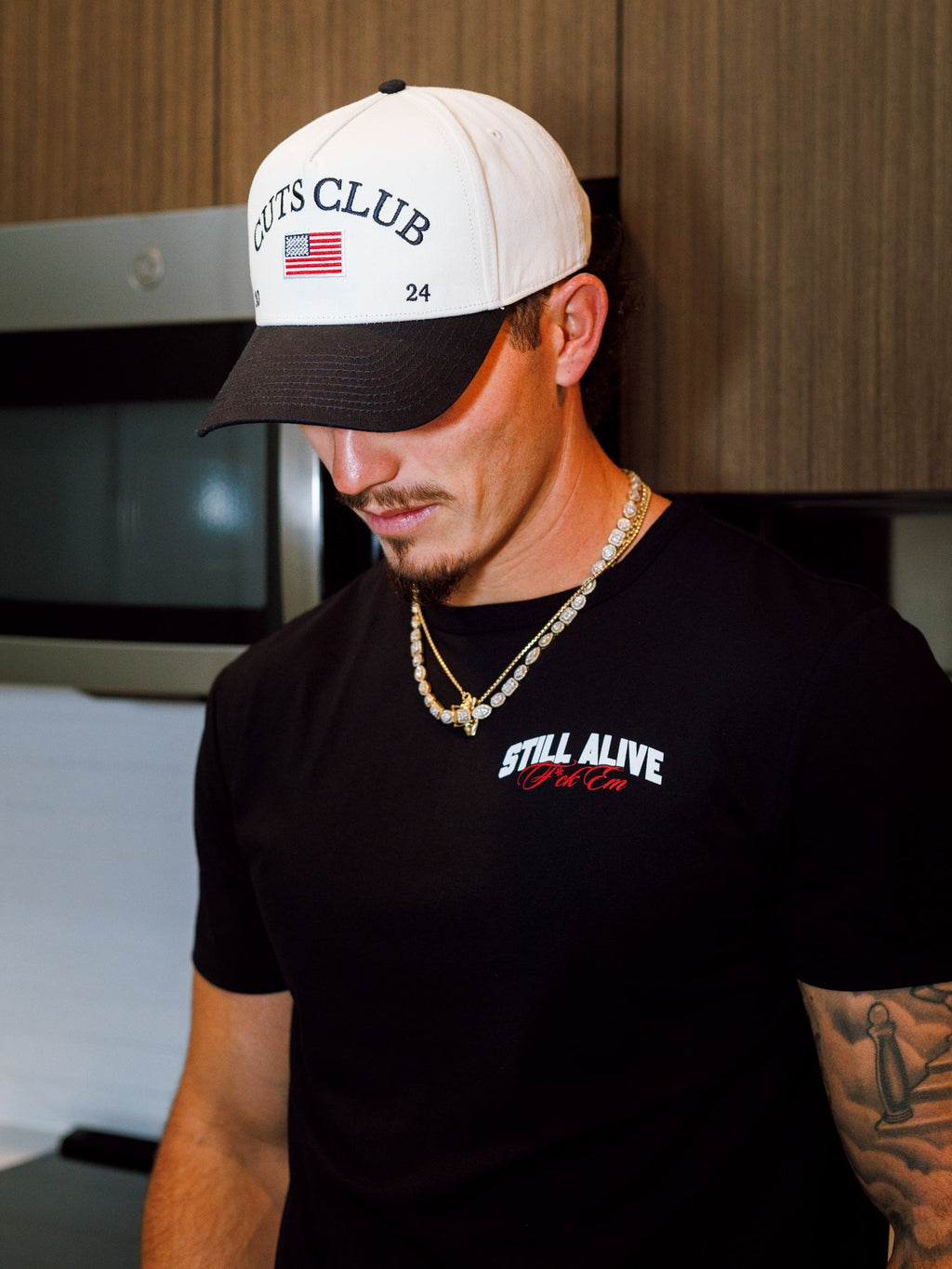 JD x Cuts Tee | White Classic-Fit PYCA Pro®