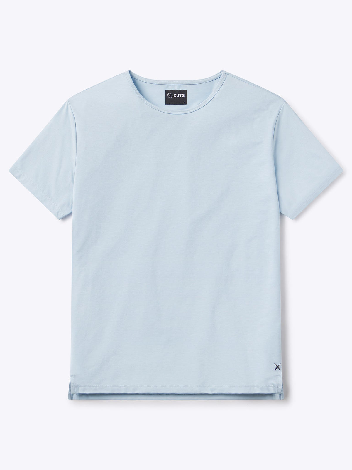 AO Split-Hem Tee | Oxford Blue Signature-fit PYCA Pro®